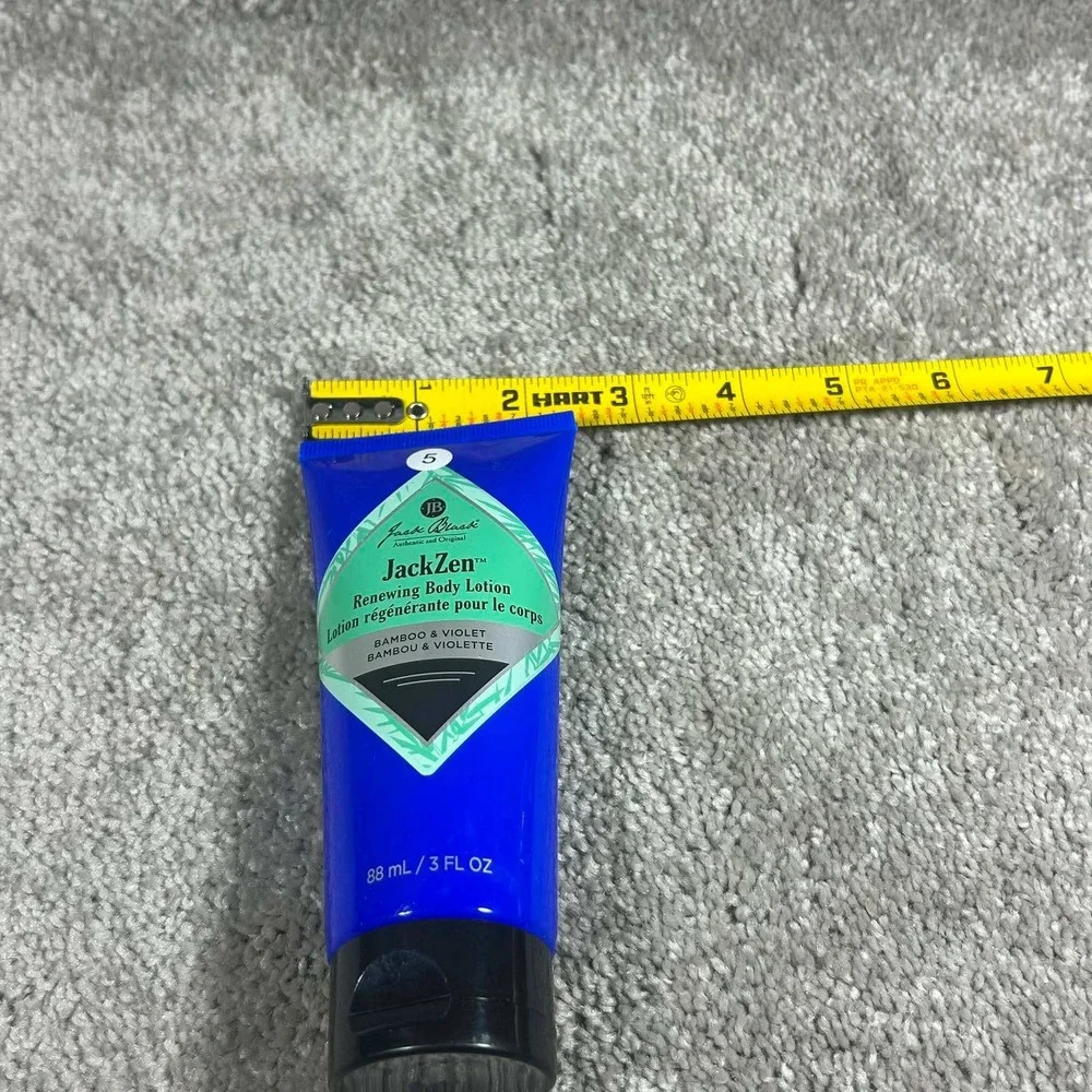 Jack Black JackZen Renewing Body Lotion Blue Bamboo Violet‎ Mens 3oz